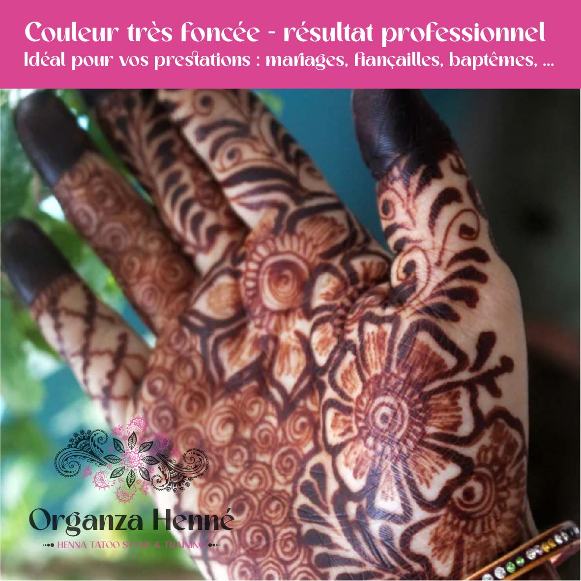 Henné du Rajasthan BAQ Qualité Premium