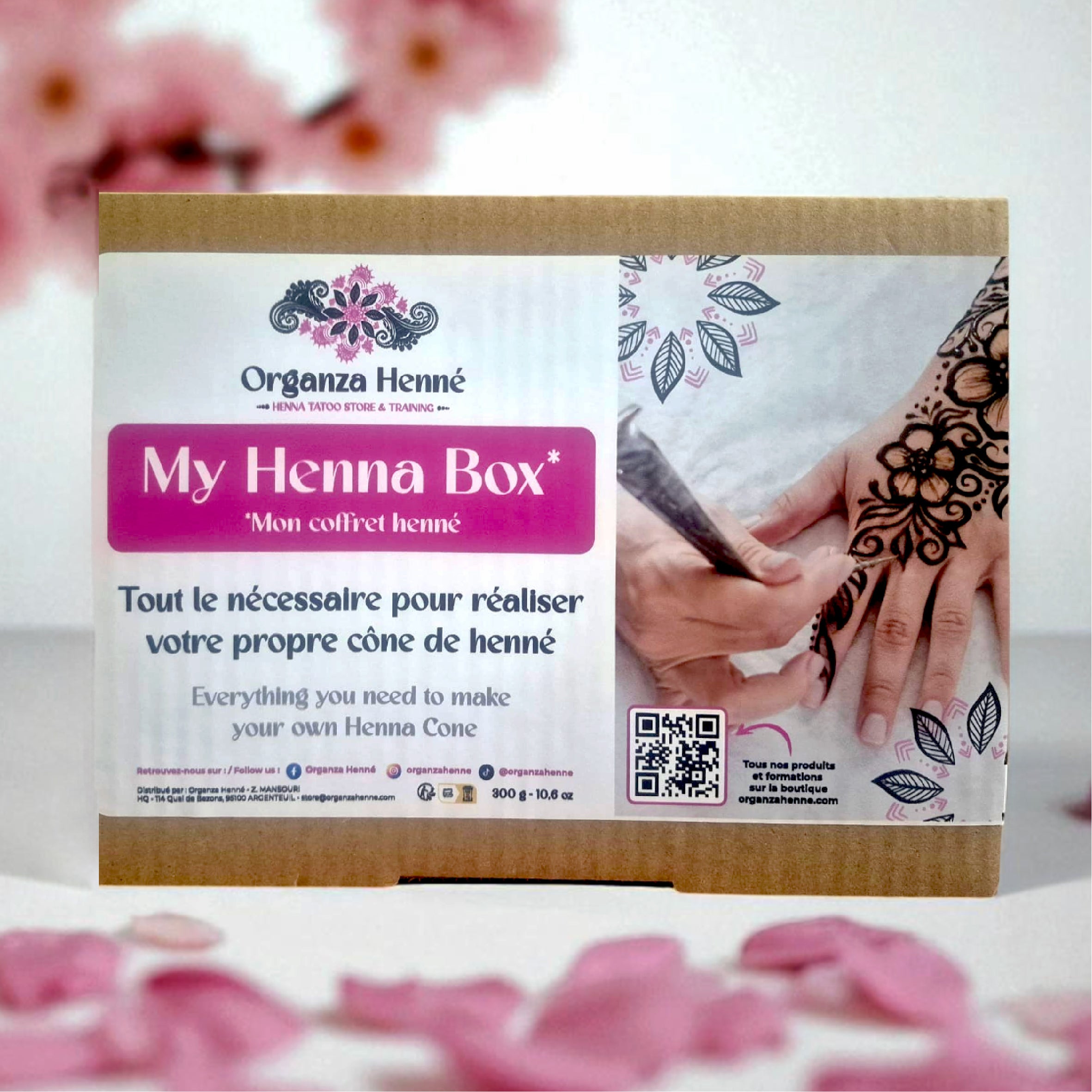 Kit Henné "My Henna Box" Organza Henné